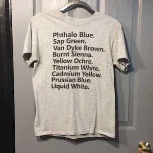 Bob Ross Paint Colors Shirt